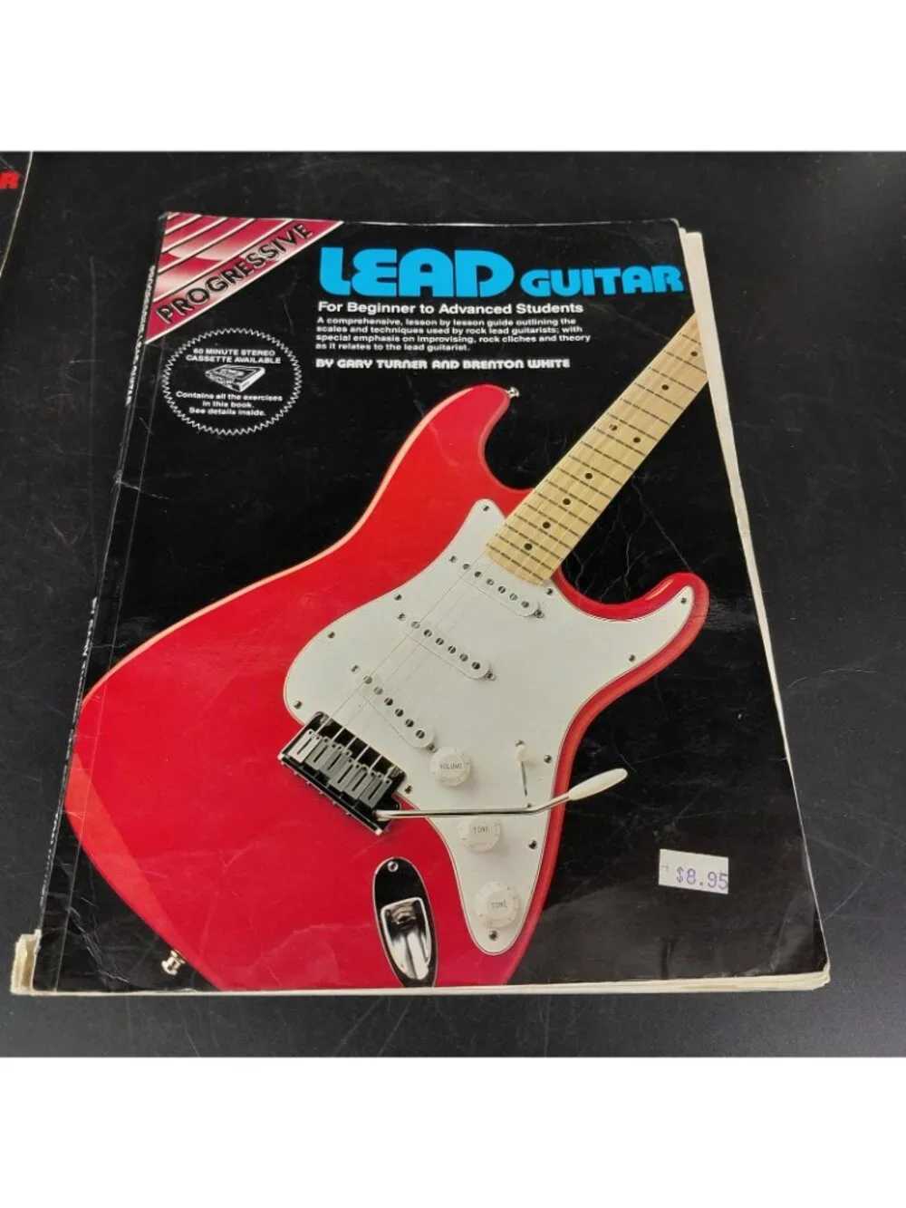 Vintage Rock Guitar Lesson Books Lot 3 Chappell Turner White Paperback Dummies